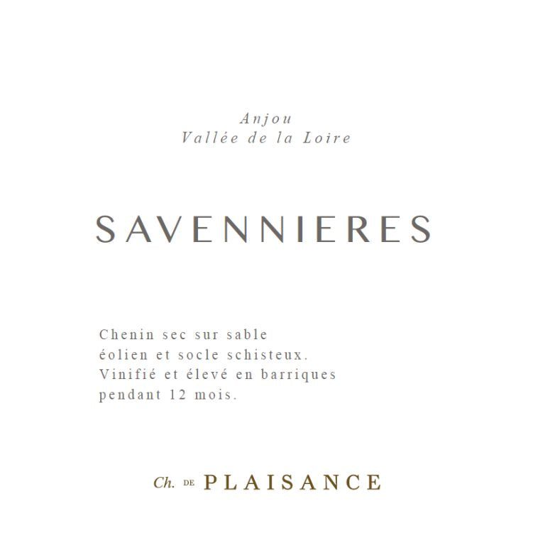 Chateau du Plaisance Savennieres ‘23