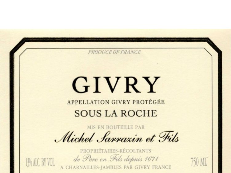 Sarrazin Givry Sous La Roche '22