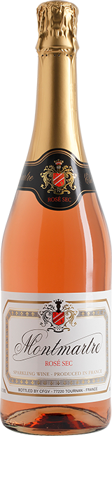 Montmartre Rosé Sec Sparkling Cremant Non Vintage