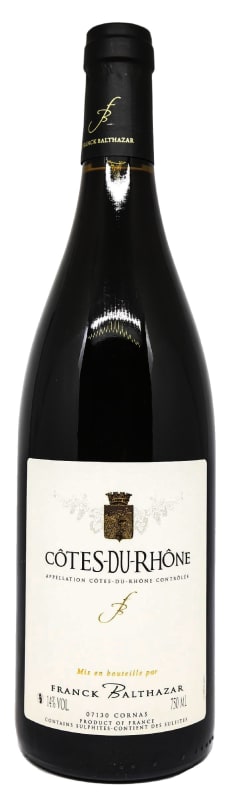 Franck Balthazar Cotes De Rhone Rouge 24