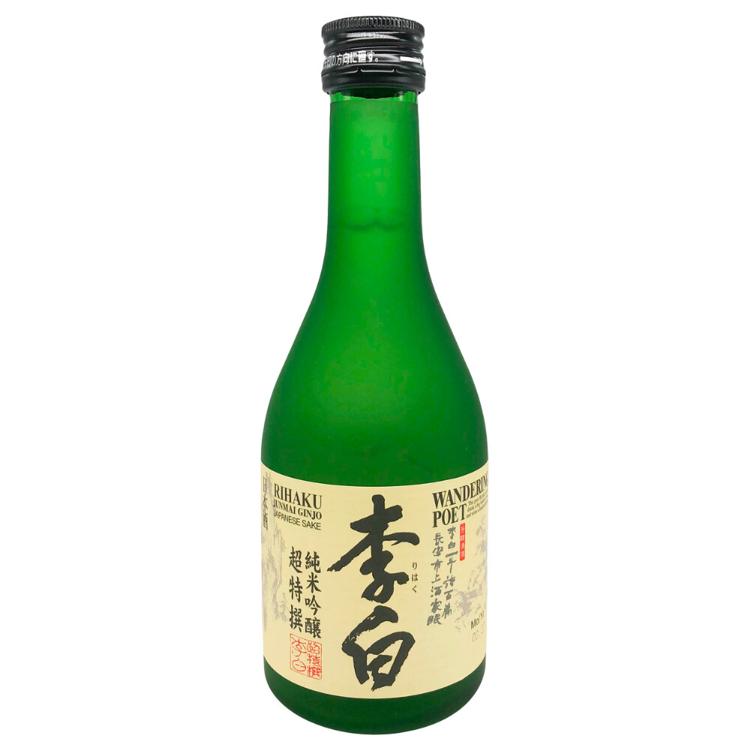 Rihaku 'Wandering Poet' Sake (Junmai Gingo) 300ml