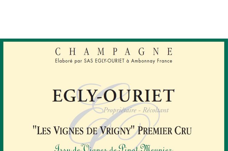 Egly Ouriet 1er Cru Extra Brut 'Les Vignes de Vrigny' N/V