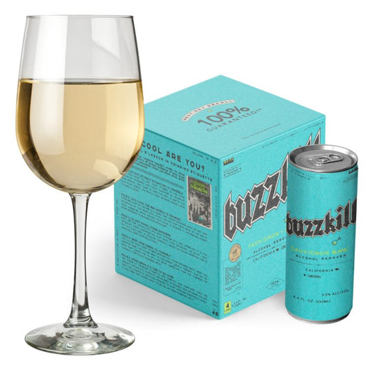 Buzzkill Sauvignon Blanc (Alc Removed) Cans - 250ml