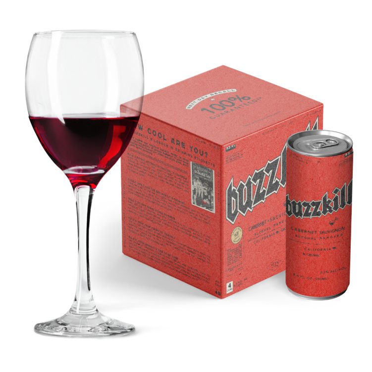 Buzzkill Cabernet Sauvignon (Alc Removed) Cans - 250ml