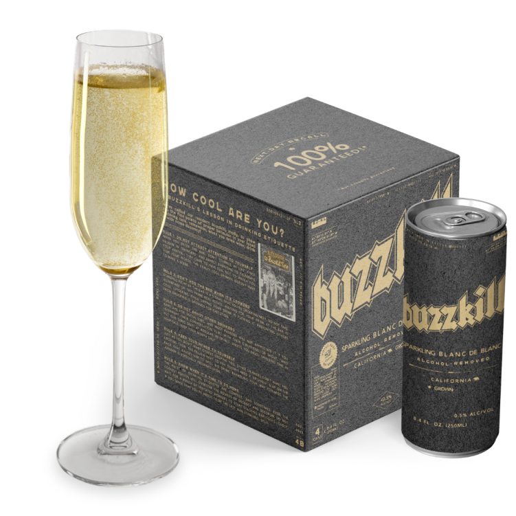 Buzzkill Sparkling Blanc De Blancs (Alc Removed) Cans - 250ml