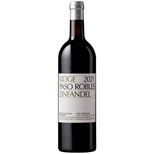 Ridge Zinfandel Paso Robles (Benito Dusi Ranch) ‘23