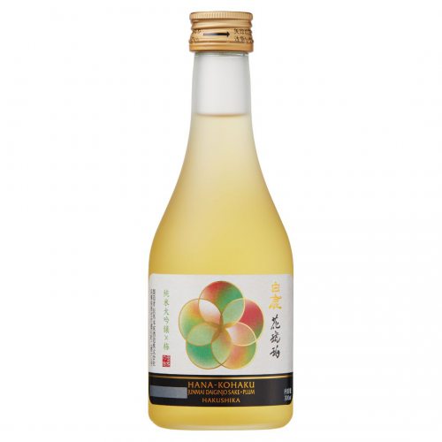 Hakushika Hana-Kohaku Junmai Ginjo Plum Sake - 300ml